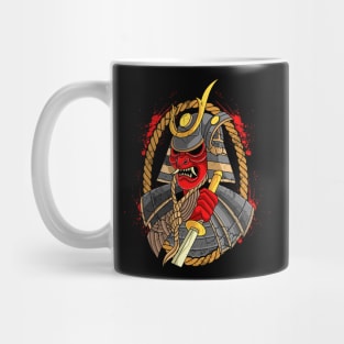 Samurai Art Graphic Design Japanese Japan Mug